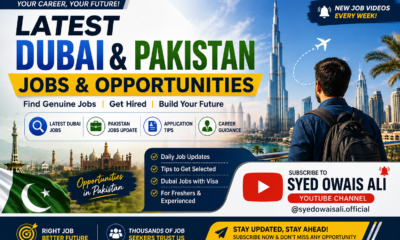 Dubai Jobs, syedowaisali.official, daily jobs