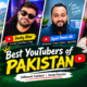 Best YouTubers of Pakistan featuring Maaz Safder, Ducky Bhai, Syed Owais Ali, and Sistrology, highlighting Pakistani vlogging, comedy, career guidance, and lifestyle content.